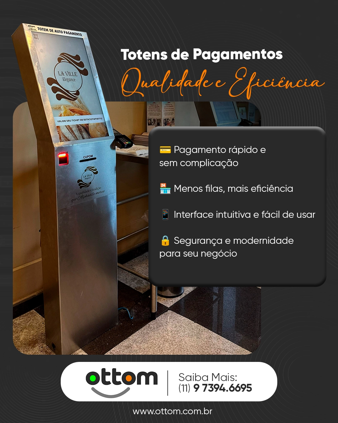 Totem de atendimento