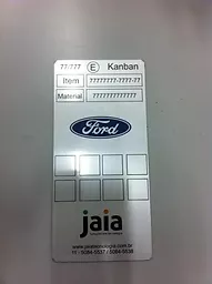 Cartão Kanban